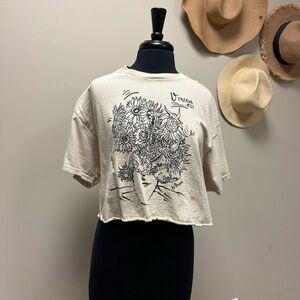 Vincent Van Gogh Cropped t shirt